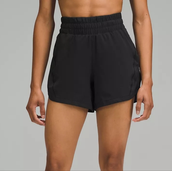 lululemon athletica Pants - NWT Lululemon Track That High-Rise Lined Shorts Black 6